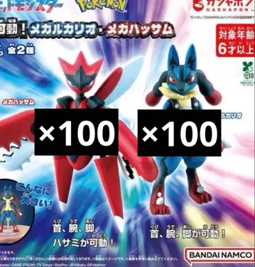 포켓몬스터 조립 가동! 메가 루카리오 메가 핫삼 포켓몬2