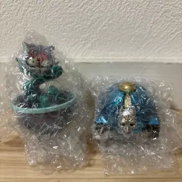 제일복권 죠죠 G상 데스크탑 마스코트 시어 하트 어택 초록고양이