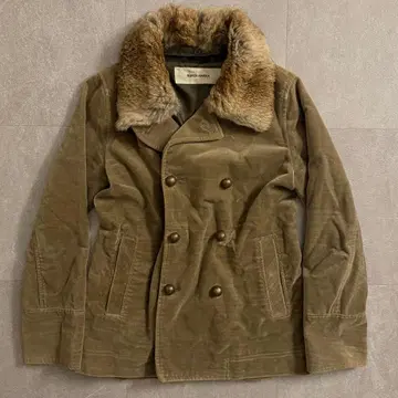 archive 퍼 P코트 나폴레옹 기믹 시크 스타일 펑크 모드