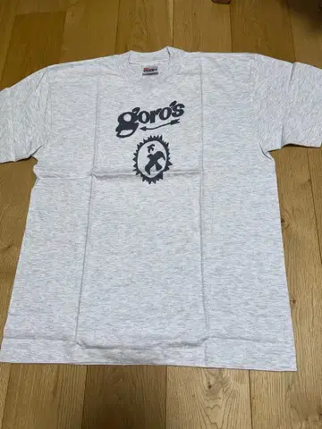 goro's 로고 프린트 T셔츠 그레이