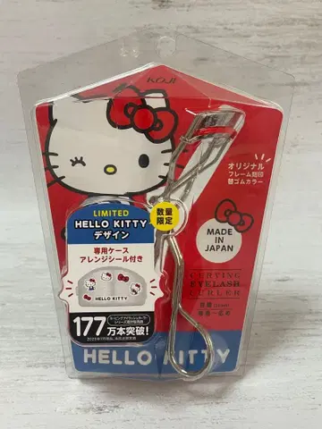 HELLO KITTY 코지 카빙 아이래쉬 카라 일본제 수량 한정