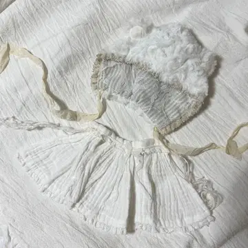 네오 브라이스 아웃핏 작가님 곰 귀 모자 원피스 2점 세트