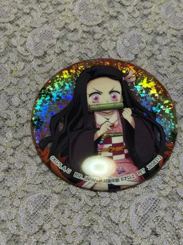 귀멸의 칼날 홀로그램 카마도 네즈코 캔뱃지 4장 남코