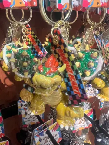 USJ 한정판 25th 닌텐도 월드 쿠파 키링