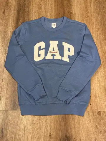 GAP/갭 로고 맨투맨 트레이닝복 블루 XXS 사이즈