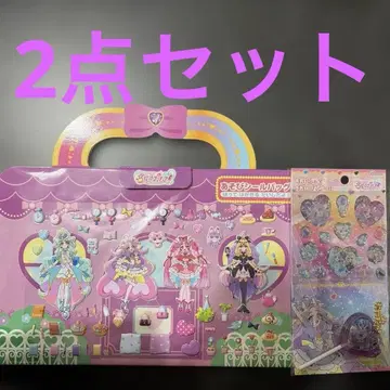 명탐정 프리큐어 붙였다 떼는 놀이 씰 백 캔디 참 씰