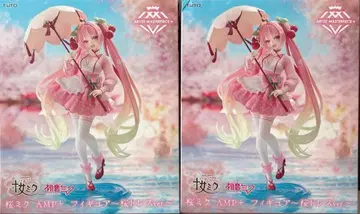 벚꽃 미쿠 AMP 피규어 벚꽃 드레스ver. 2체 세트