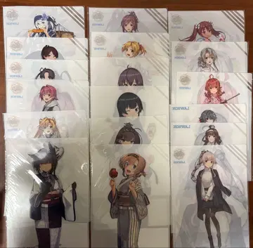 칸코레 로손 콜라보 클리어 파일 18장 세트