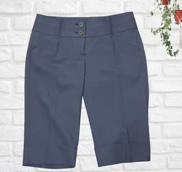 새상품급 theory 띠어리 여성용 하프 팬츠 반바지 네이비 M 상당