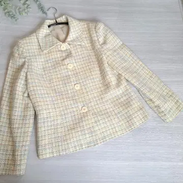 자켓 트위드 자켓 출퇴근 유치원 입원 입학 아세테이트 일본제