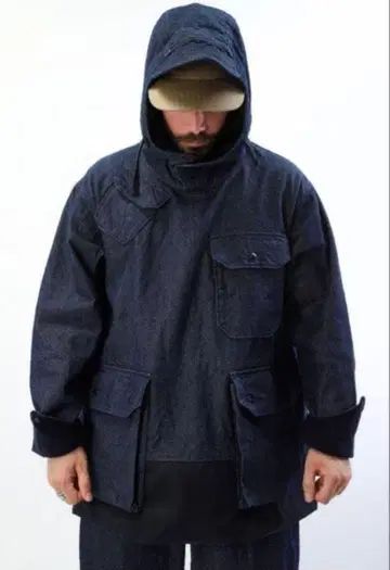 미사용품 Engineered Garments 오버 파카 데님