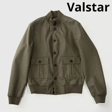 [ 미사용 ] Valstar 발스타 울 펠트 스탠드 카라 블루종