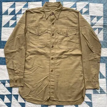 ww2 40s usmc 카키 셔츠 긴팔 미국 해병대 밀리터리