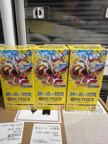 원피스 카드 게임 [ 신의 섬의 모험 ] 3박스 미개봉 팁 포함