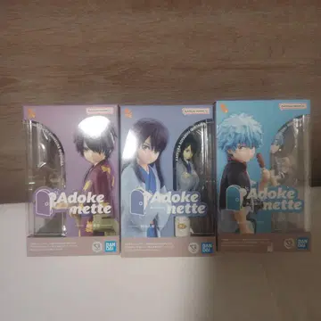 [ 새상품 ] Adokenette 아도케넷토 은혼 피규어 3체 세트