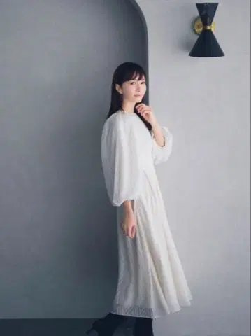 CELFORD 화이트 롱 원피스 36