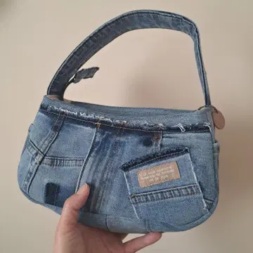 데님 리메이크 백