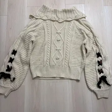 axes femme 리본 니트