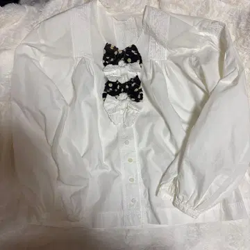 PINKHOUSE 리본 포함 화이트 셔츠