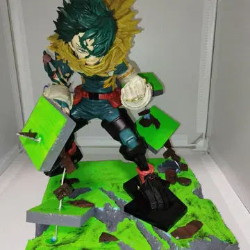 재도색 디오라마 포함 나의 히어로 아카데미아 미도리야 이즈쿠 피규어