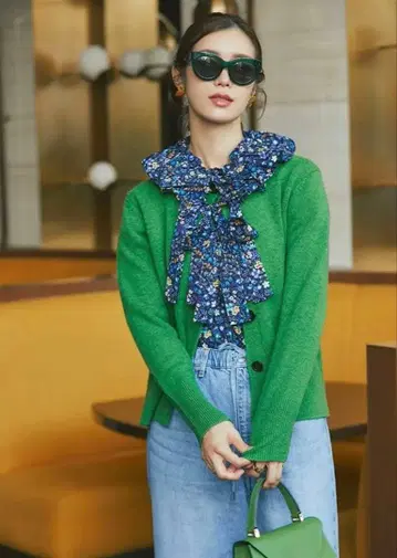 세븐 텐 펠트 울 가디건