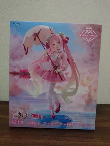 벚꽃 미쿠 AMP+ 피규어 벚꽃 드레스 ver.