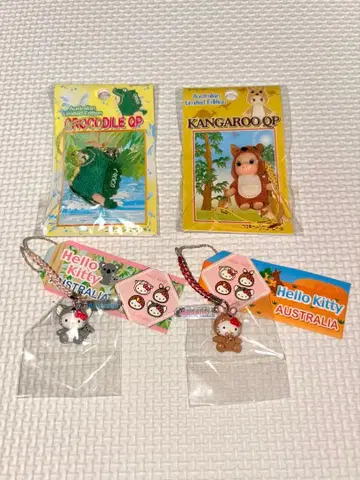 헬로키티 큐피 키링 세트 지역 한정 호주