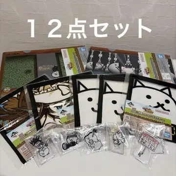 제일복권 냥코 대전쟁 아크릴 스탠드 밴딩 타월 클리어 파일 12종