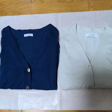 BEAUTY&YOUTH 네이비 & 민트 가디건 2점
