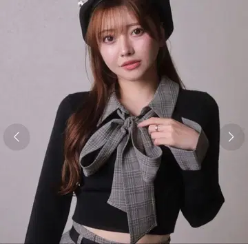 최저가 LIP SERVICE 2way 셔츠 레이어드 니트탑