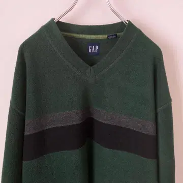 GAP 플리스 풀오버 USA제 보더 올드 갭