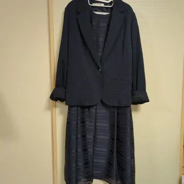 포멀 원피스, 자켓, 네이비 컬러, 민트 브리즈, 빅 사이즈, 입학식