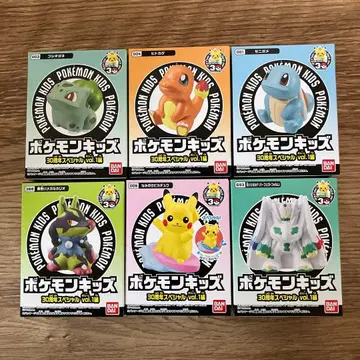 포켓몬 키즈 30주년 손가락 인형 6개 세트