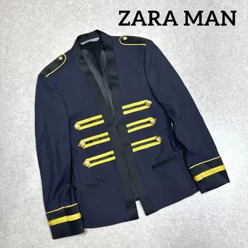 ZARA MAN 자라맨 나폴레옹 자켓 골드 버튼 다크 네이비