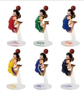 원피스 NBA 콜라보 농구 피규어 6체 세트