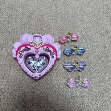 아이돌 하트 브로치 키랄룬 리본 세트 너와 아이돌 프리큐어 키미프리