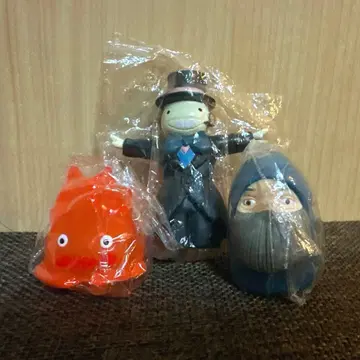 스튜디오 지브리 하울의 움직이는 성 소프트 비닐 손가락 인형 3세트