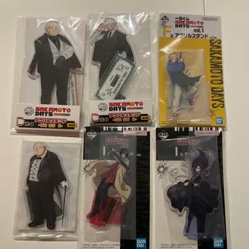 사카모토 데이즈 제일복권 아크릴 스탠드 6종 묶음 판매