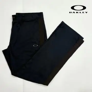 OAKLEY 오클리 스컬 블랙 사이드 라인 브라운 팬츠 36