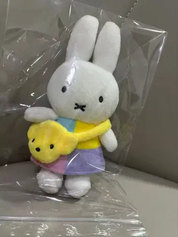 미피 컬러풀 드레스 마스코트 봉제 인형