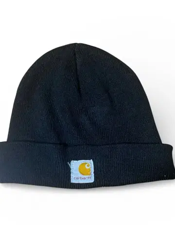 Carhartt 블랙 니트 모자