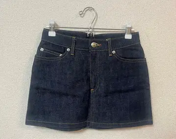 A.P.C. 다크 데님 미니 스커트 XS