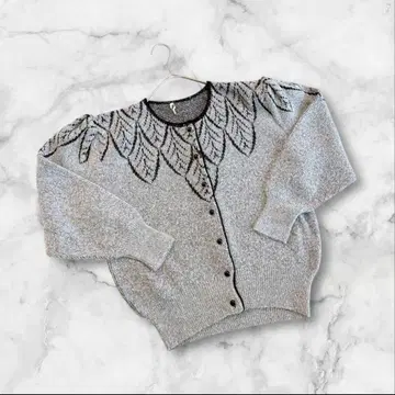 솔트슈가 긴팔 가디건 그레이 모 소재 일본제 프리 사이즈