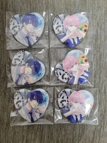 피타고라스 프로덕션 피타돌 아이바 루이 아사나미 나나세 하트 캔뱃지