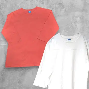 Good On 2장 세트 풋볼T 화이트 오렌지