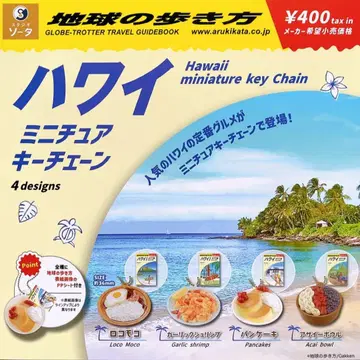 지구의 산책법 하와이 미니어처 키체인 전 4종