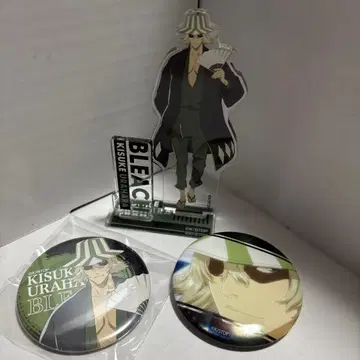 BLEACH 블리치 우라하라 키스케 아크릴 스탠드 캔뱃지 묶음 판매