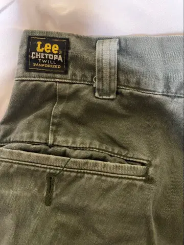 Lee CHETOPA 트윌 70s 치노 팬츠 일본제