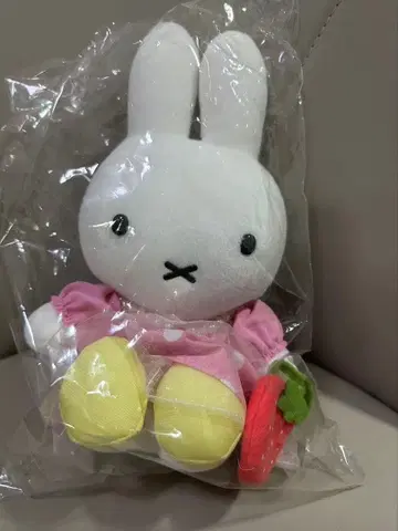 미피 딸기 드레스 봉제 인형 세키구치 미피 스타일 Miffy