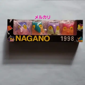 나가노 올림픽 스노우 레츠 키링 4개 세트